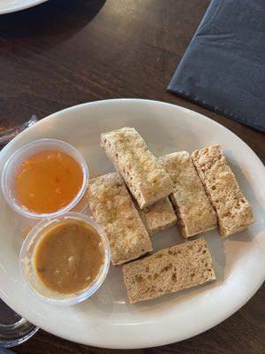 Crispy Tofu with peanut sauce and sweet chili sauce   at Sawasdee Thai Cuisine in Hershey