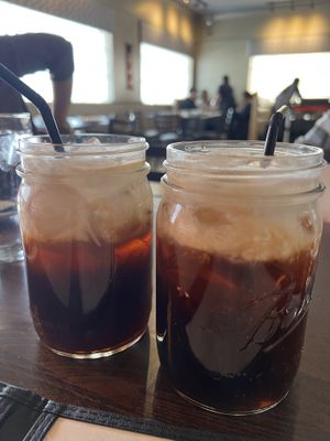 Thai tea with coconut milkk  at Sawasdee Thai Cuisine in Hershey