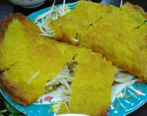 Banh xeo at Giac Duc in Buon Ma Thuot