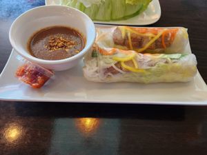 Fresh spring rolls with tofu at Bay Fusion in Spring
