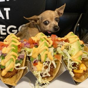 Coconut Schrimp Tacos at Madre Tierra in Upland