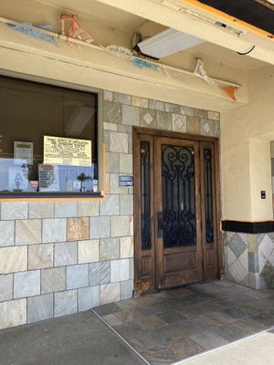HappyCow Window Decal Spotted • Main Entrance   at Madre Tierra in Upland
