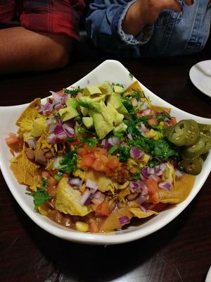 Nacho fabulous at Madre Tierra in Upland