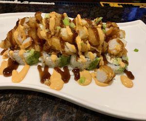 Popcorn Sushi at Madre Tierra in Upland