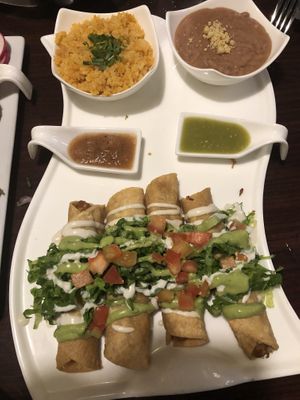 Potato “tacos” at Madre Tierra in Upland