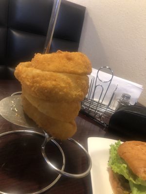 Onion rings also half way at Madre Tierra in Upland