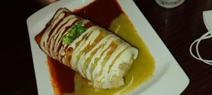 Wet burrito at Madre Tierra in Upland