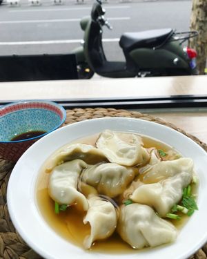 Dumpling with soup  at Eat Dumplings in Shanghai