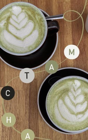 Matcha  at Bohemian Kids Café in Leipzig