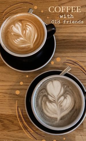 Black Latte  at Bohemian Kids Café in Leipzig