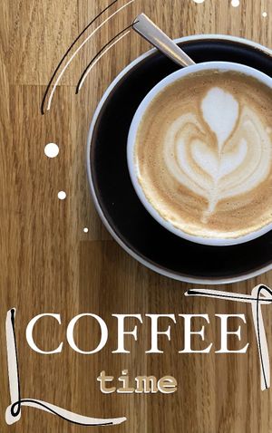 Cappuccino  at Bohemian Kids Café in Leipzig