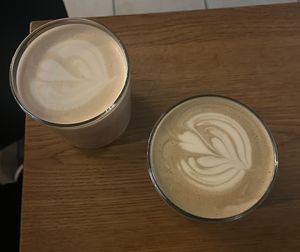 Dirty Hafer Chai Latte   at Bohemian Kids Café in Leipzig