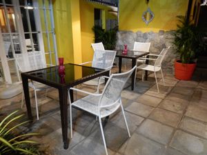 Outside Seating at Feast Society in Chiang Mai