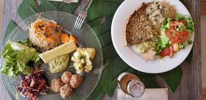 Tarte Vegan at Bien-être et Petit Plat in Marseille