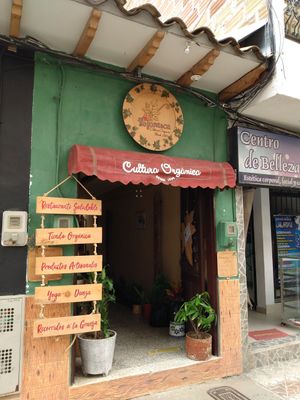 Exterior view at Hojarasca Cultura Organica in El Carmen De Viboral