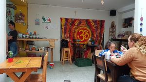 It's a nice place to chill out over good food. at Hojarasca Cultura Organica in El Carmen De Viboral