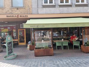 Terrace at Bagels & Beans in Roermond