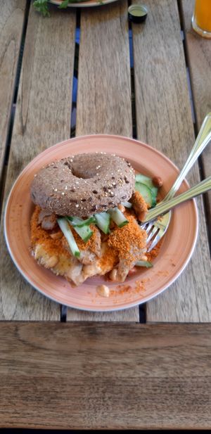 Thaï "chicken" chili at Bagels & Beans in Roermond