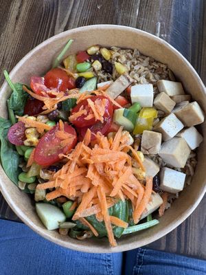 Create your own bowl with Tofu  at The Chopped Leaf in Brandon