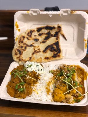 Combo butter “chicken”  at TVX in Toronto