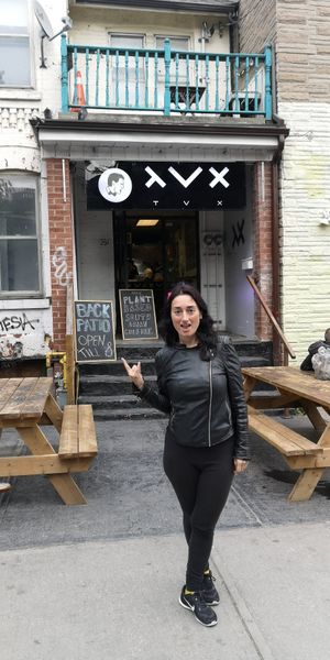 Front of restaurant at TVX in Toronto