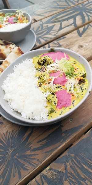 Vegan butter Chicken at TVX in Toronto