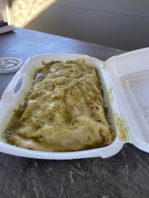 Potato burrito  at Adriana's in Cottonwood