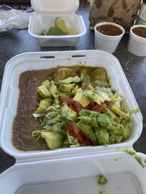 Espinaca enchiladas at Adriana's in Cottonwood