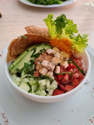 Zuma Bowl with Tofu at Sano Banano in Montezuma