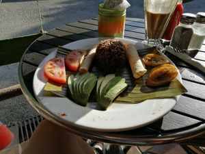 Vegan Tipico at Sano Banano in Montezuma