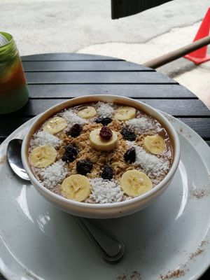 Bowl mit Kakao at Sano Banano in Montezuma