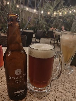 Local Craft Pale Ale at Sano Banano in Montezuma