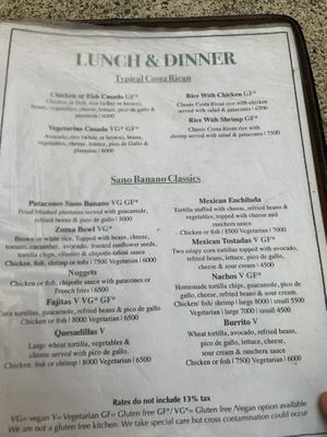   at Sano Banano in Montezuma