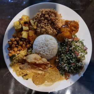 Vegan Curry at Meewitha Cool Spot in Weligama