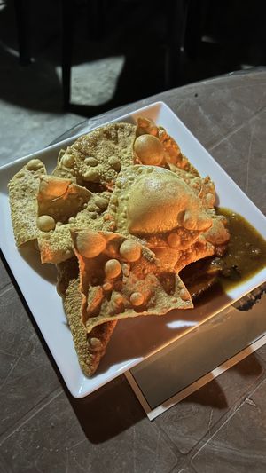 Papadam plate   at Meewitha Cool Spot in Weligama