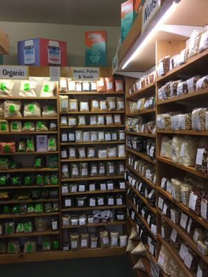 More dry goods  at Wyedean Healthfoods in Cinderford