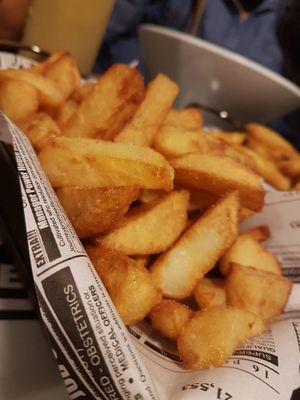 Fries / Papas fritas at El Antojao Burger in Gran Canaria