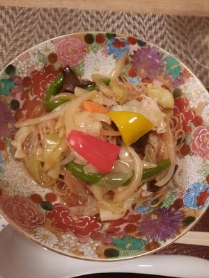 Fried Noodles at Marichou-K in Kanazawa