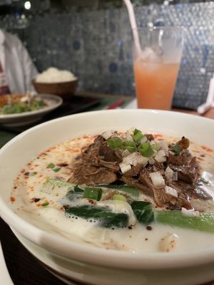 Soy milk ramenn  at Marichou-K in Kanazawa