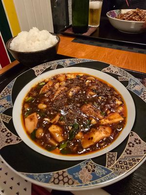 Mapo tofu at Marichou-K in Kanazawa