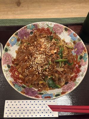 Spicy glass noodles   at Marichou-K in Kanazawa