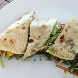 Quesadilla at Karma Cafe in Palolem
