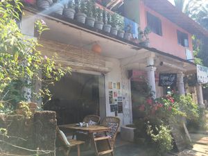 Outside  at Karma Cafe in Palolem