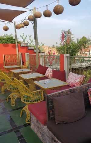 Terrace at Koulchi Zine in Marrakech