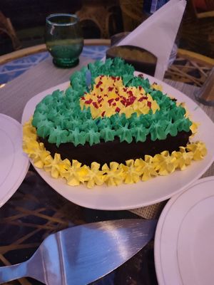 Surprise VEGAN Birthday Cake 🎂   at Koulchi Zine in Marrakech