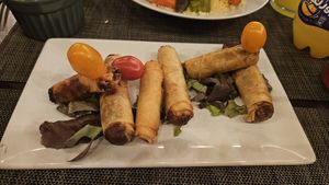 Vegan Cigar rolls at Koulchi Zine in Marrakech