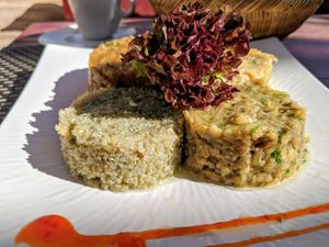 Vegan Mezze Platter at Koulchi Zine in Marrakech