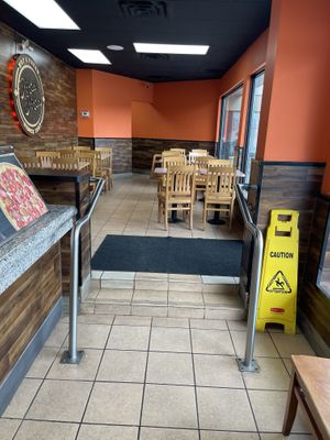 Sitting area  at Pizza Pizza in Guelph