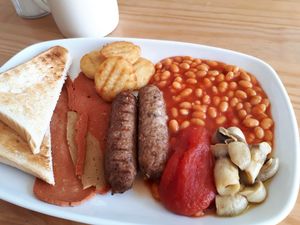 Vegan breakfast (from social media) at Caffè No 3 @ Home in Durham
