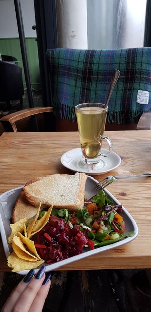 "Cheese" and onion toastie at Caffè No 3 @ Home in Durham